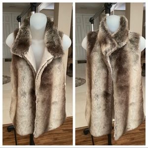 Faux Fur Vest - Size L